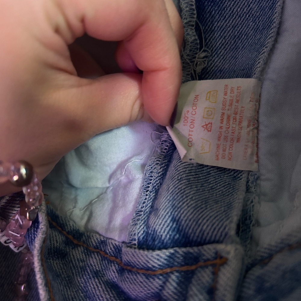 90’s Hollywood Denim Cargo Utility Jean Skirt 100% cotton light blue wash - Picture 5 of 8